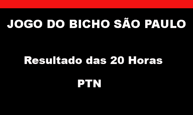 JOGO DO BICHO SÃO PAULO